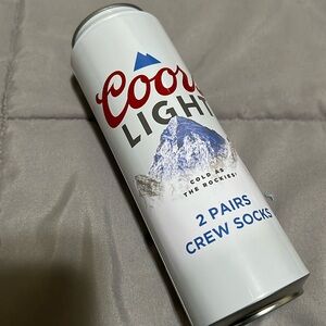 New Coors light women crew socks 2 pair
